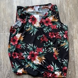 Carmen Marc Valvo Flower Top